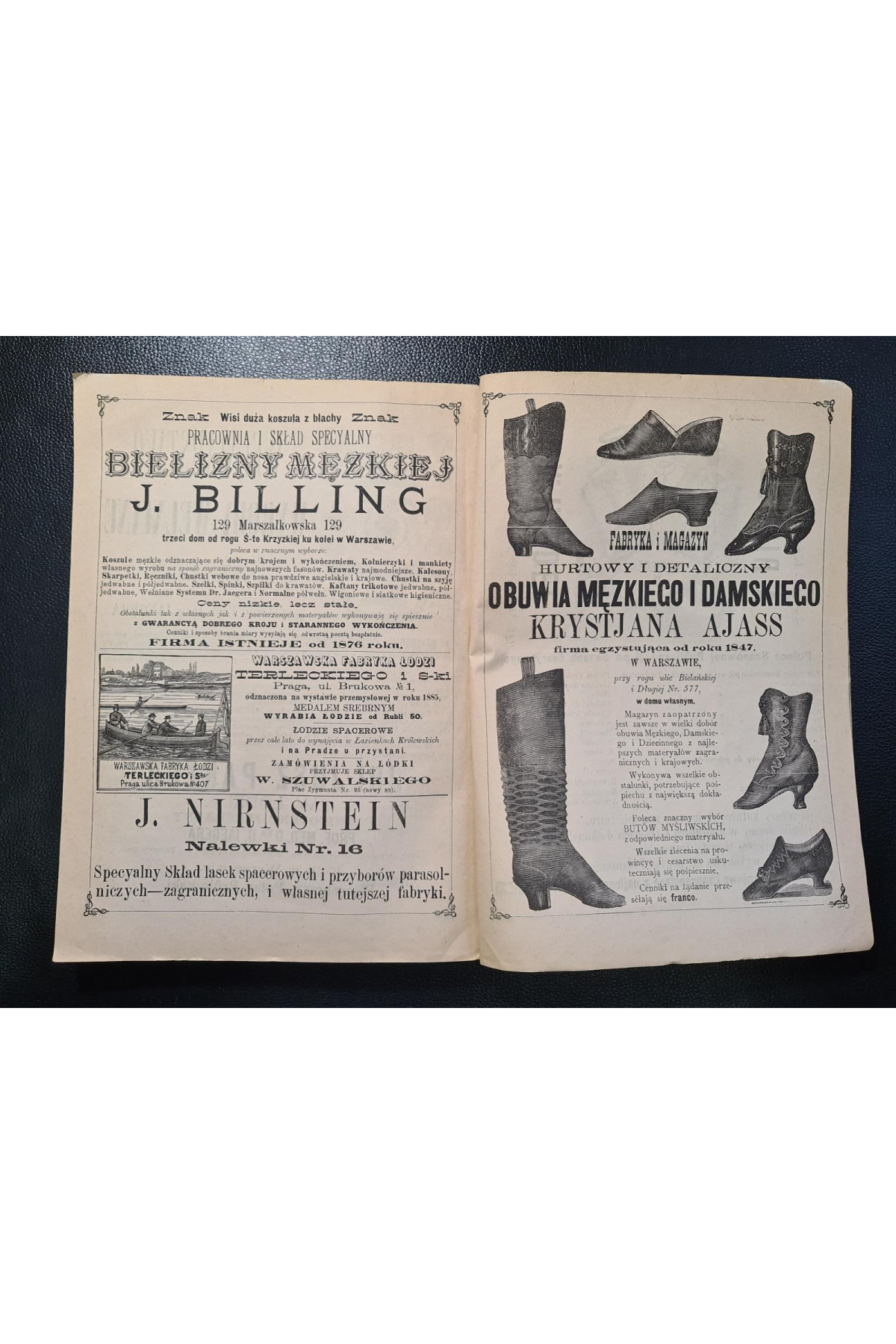 1888г.  Иллюстрированный календарь Юзефа Унгра на 1888 год