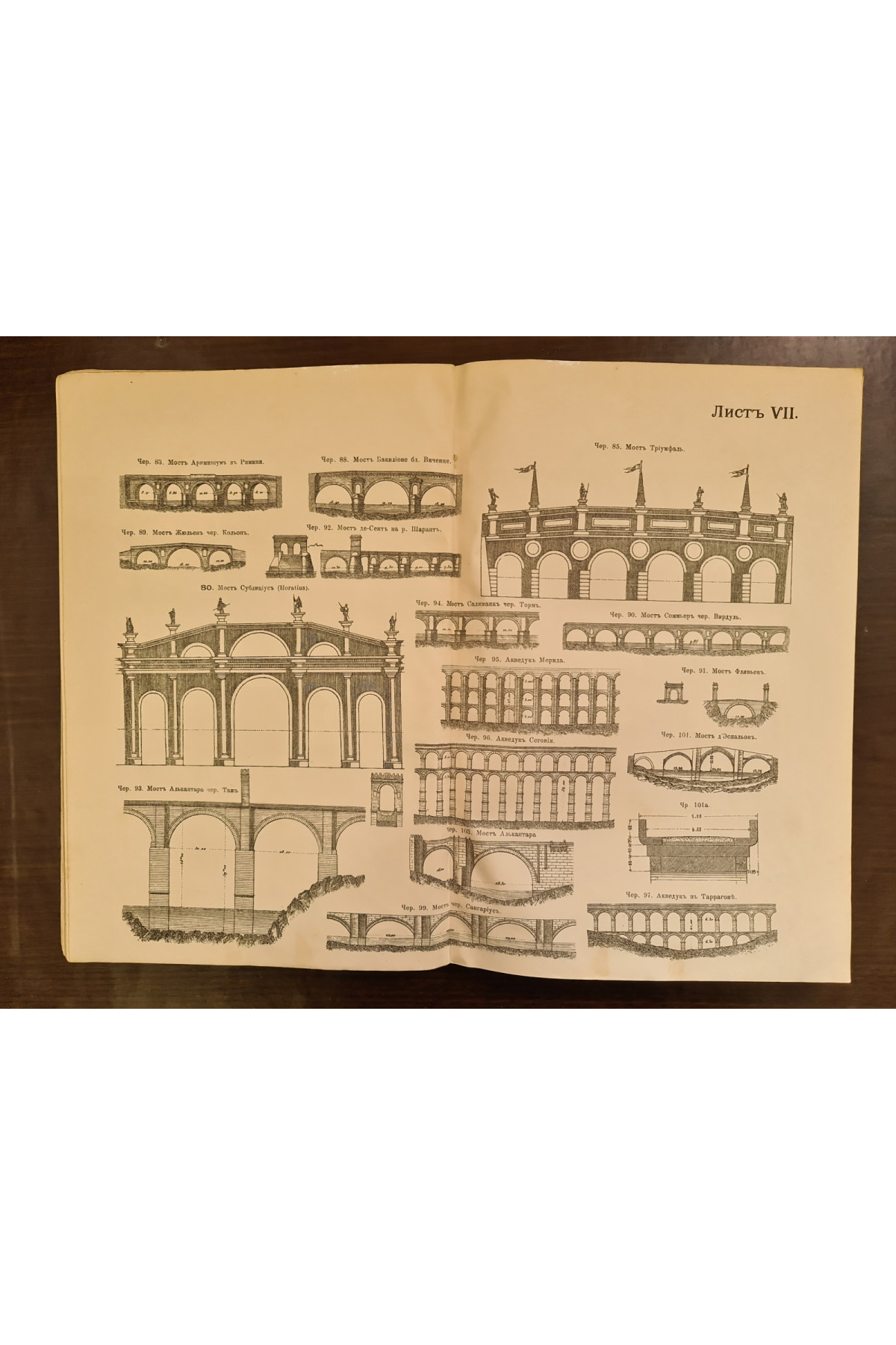 1898 г. Очерк истории мостов" профессора М.М. Черепашинского