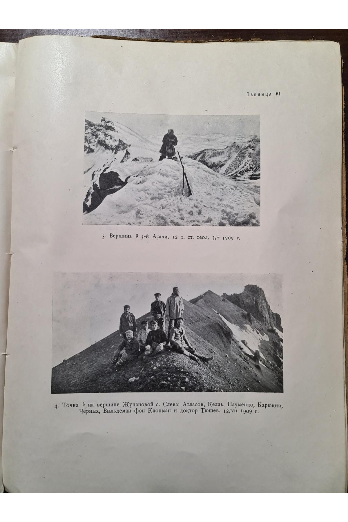 1928 р. Карта вулканов Камчатки