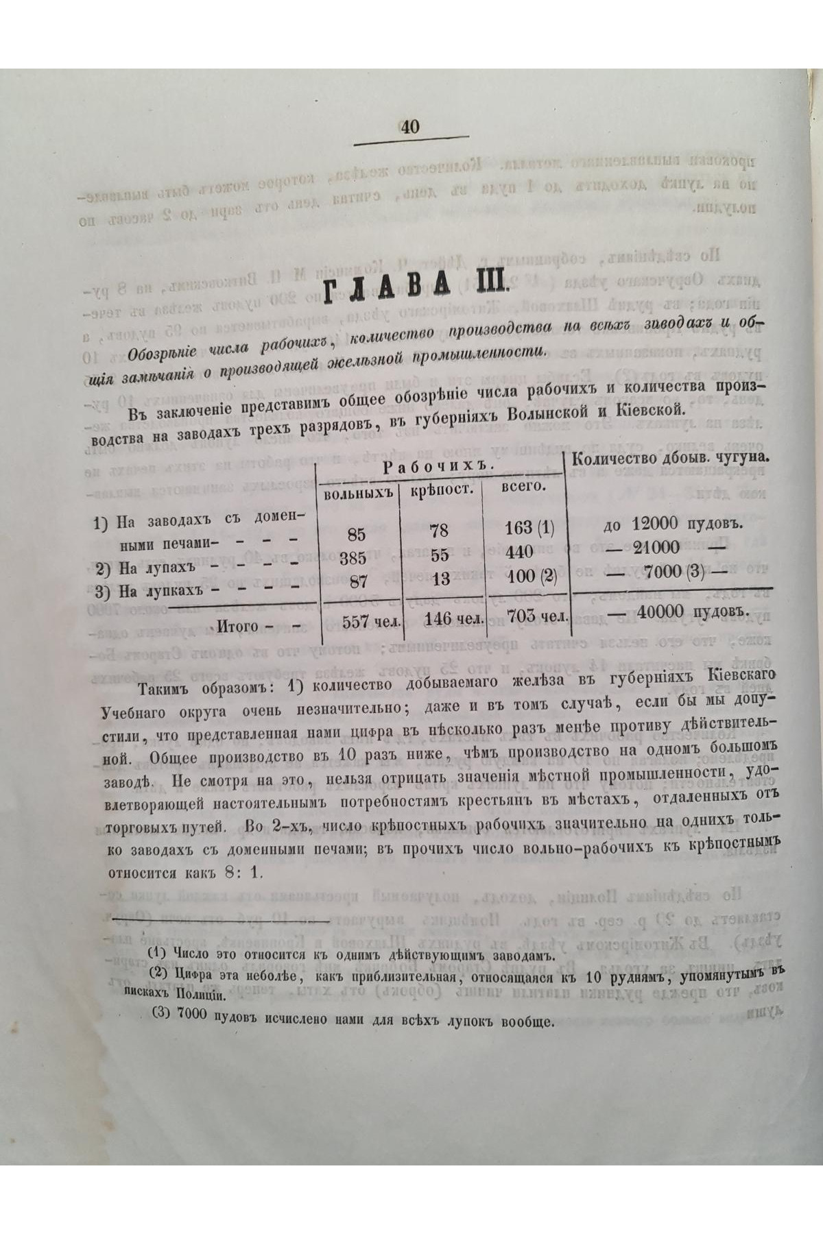 1856 г. Исследования о железной промышленности в губерниях Киевского учебного округа