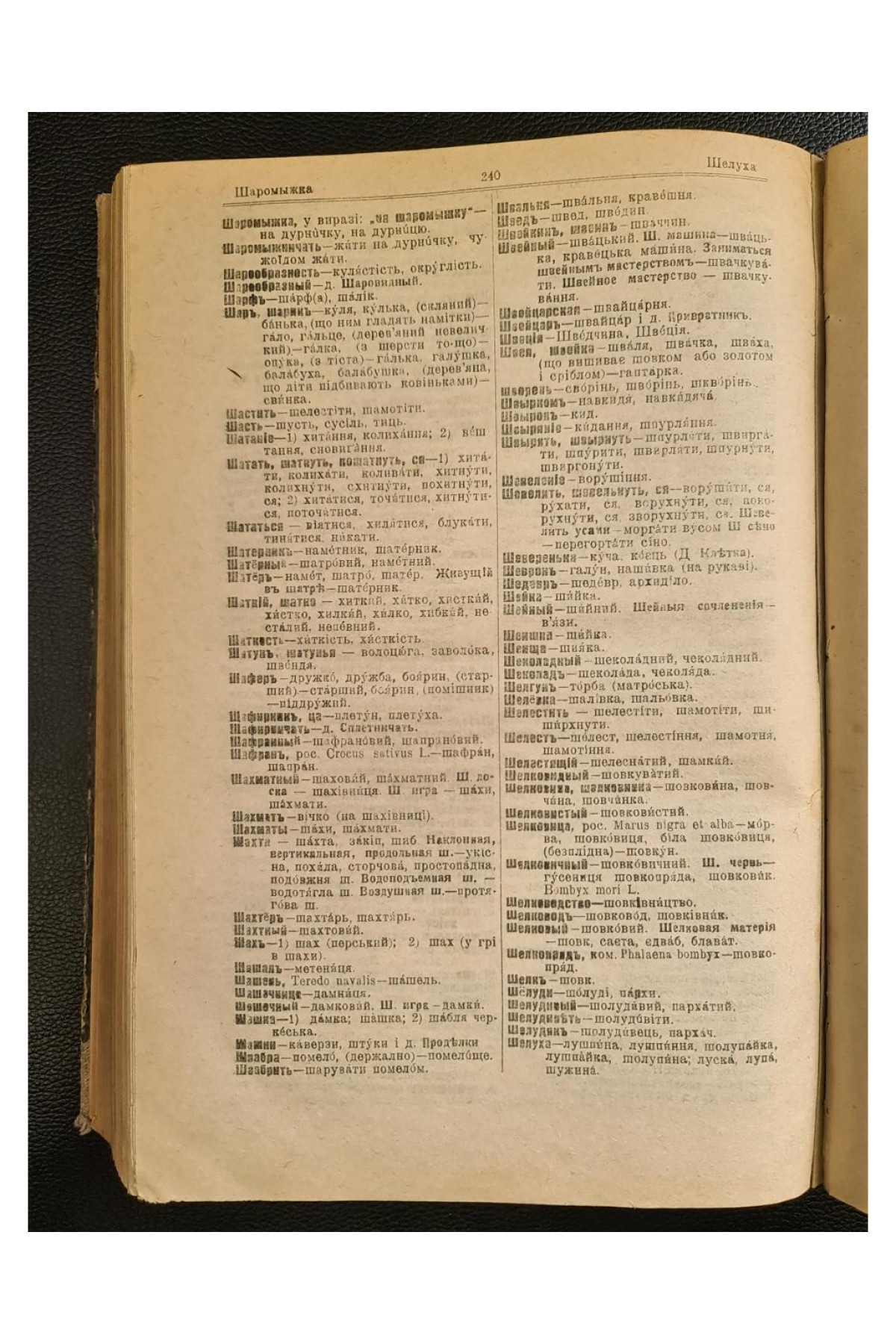 1918 р.  Російсько-український словник