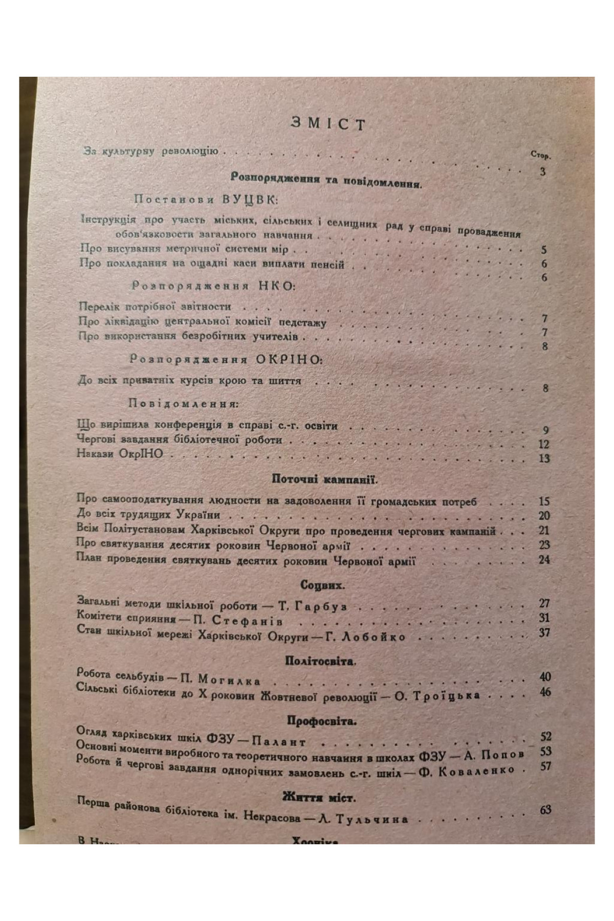 Освіта на Харківщині 1928 р № 4-13