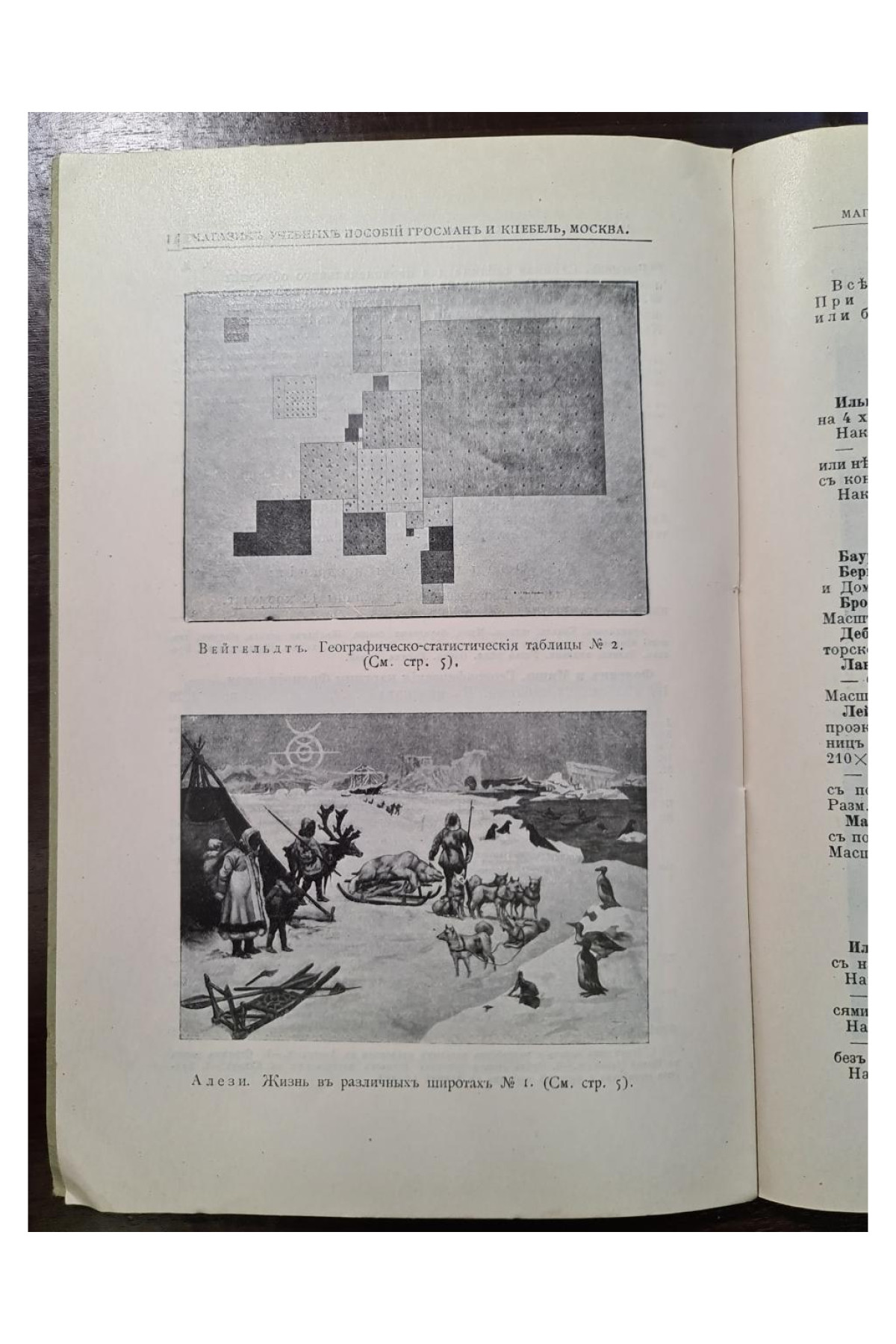 1909 г. Иллюстрированный каталог наглядных учебных пособий География и история  